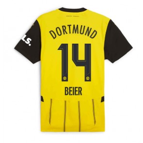 Billiga Borussia Dortmund Maximilian Beier #14 Hemmatröja 2024-25 Kortärmad